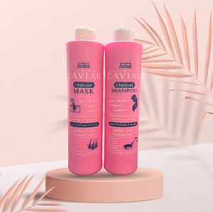 ست شامپو و ماسک خاویار برزیلی الیس حجم 1100 میل