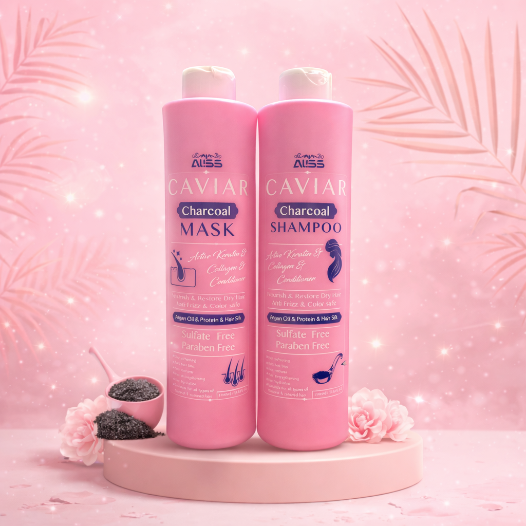 Pink shampoo mask
